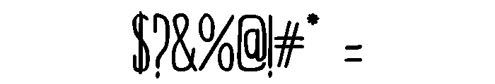 Amarelinha Bold Font OTHER CHARS