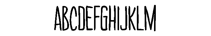 Amarelinha Bold Font UPPERCASE