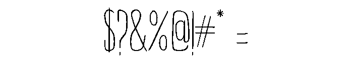 Amarelinha Regular Font OTHER CHARS