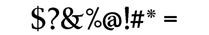 Amelia Jayne Hard Initials Font OTHER CHARS