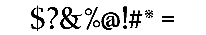 Amelia Jayne Open Initials Font OTHER CHARS