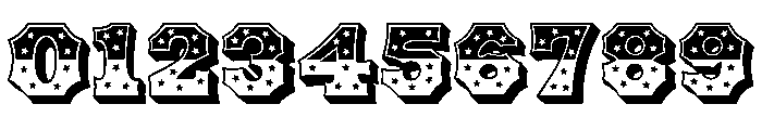 American Chromatic Font OTHER CHARS