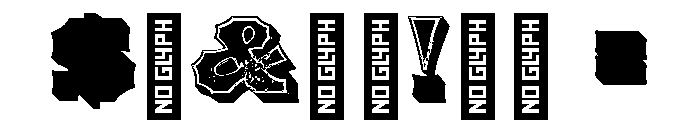 American Color Font OTHER CHARS