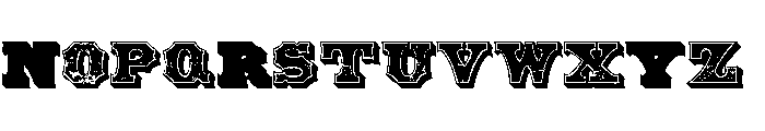 American Color Font UPPERCASE