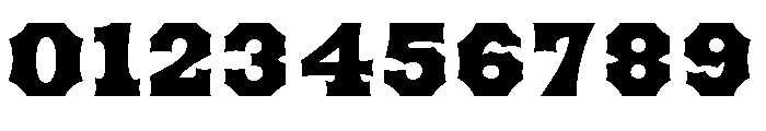 American Solid Font OTHER CHARS
