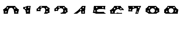 American Stars Top Font OTHER CHARS