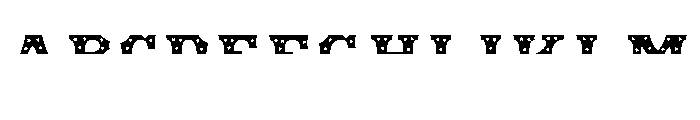 American Stars Top Font UPPERCASE