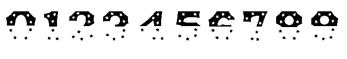 American Stars Font OTHER CHARS