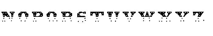 American Stars Font UPPERCASE