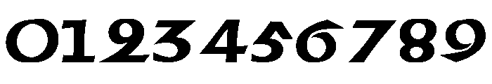 American Uncial Regular Font OTHER CHARS
