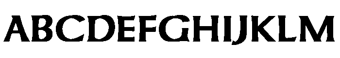 American Uncial Regular Font UPPERCASE