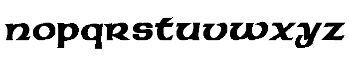 American Uncial Regular Font LOWERCASE