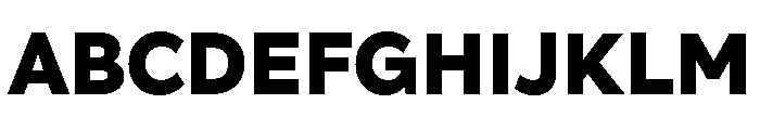 Amica Black Font UPPERCASE