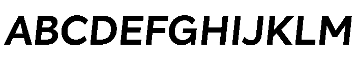 Amica Bold Italic Font UPPERCASE