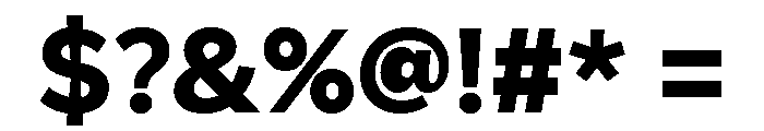 Amica Extra Bold Font OTHER CHARS