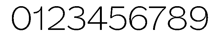 Amica Extra Light Font OTHER CHARS