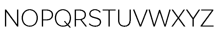 Amica Extra Light Font UPPERCASE