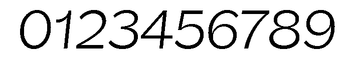 Amica Light Italic Font OTHER CHARS