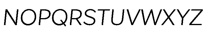 Amica Light Italic Font UPPERCASE