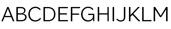 Amica Light Font UPPERCASE