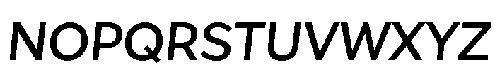 Amica Medium Italic Font UPPERCASE