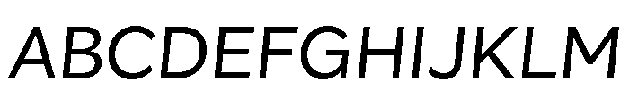 Amica Regular Italic Font UPPERCASE