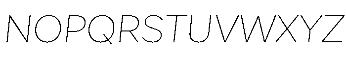 Amica Thin Italic Font UPPERCASE