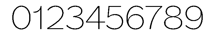 Amica Ultra Light Font OTHER CHARS