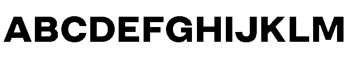 Ampere Black Font UPPERCASE