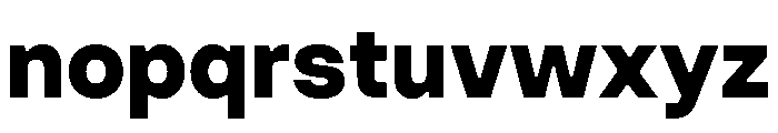 Ampere Black Font LOWERCASE