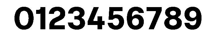 Ampere Bold Font OTHER CHARS