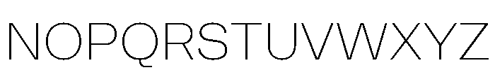Ampere Extra Light Font UPPERCASE