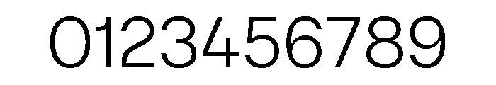 Ampere Light Font OTHER CHARS