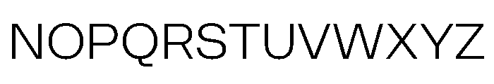 Ampere Light Font UPPERCASE
