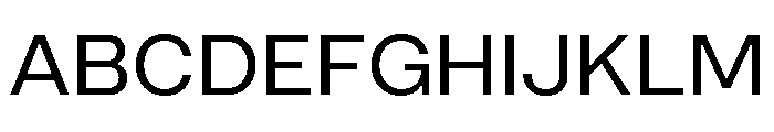 Ampere Regular Font UPPERCASE