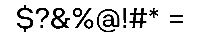 Ampere Font OTHER CHARS