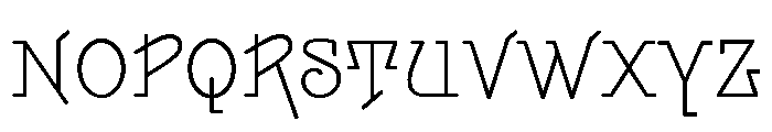 Amsterdam Old Style Light Font UPPERCASE