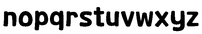 Andong Katuri Regular Font LOWERCASE