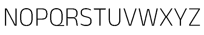 Anek Devanagari Extra Light Font UPPERCASE