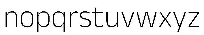 Anek Devanagari Extra Light Font LOWERCASE