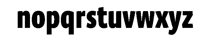 Annuario Variable Heavy Font LOWERCASE