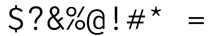 Antarctican Mono Light Font OTHER CHARS