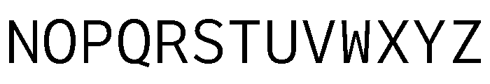 Antarctican Mono Light Font UPPERCASE