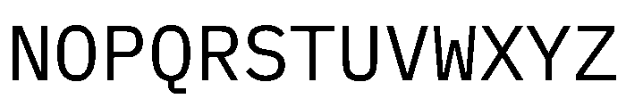 Antarctican Mono Regular Font UPPERCASE