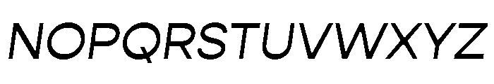 Antipol Variable Italic Font UPPERCASE