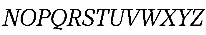 Antonia Variable Light Italic Font UPPERCASE