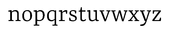 Antonia Variable Light Font LOWERCASE