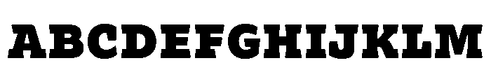 Anultra Slab Bold Font UPPERCASE