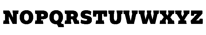 Anultra Slab Bold Font UPPERCASE