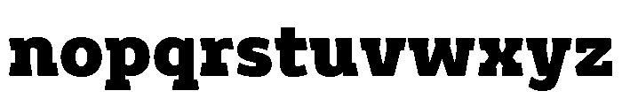 Anultra Slab Bold Font LOWERCASE